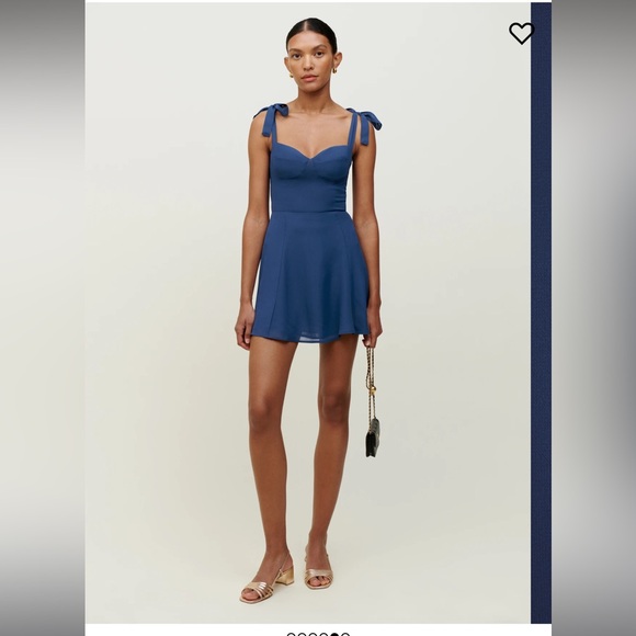 Royal Blue Reformation Sundress - Picture 3 of 6